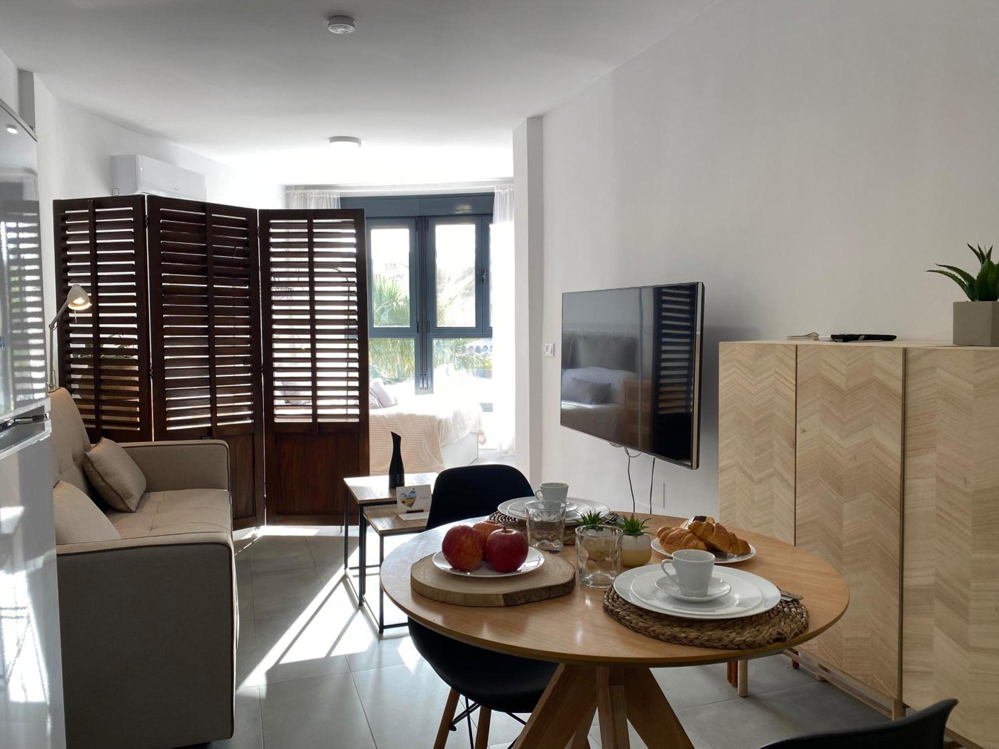 Apartamento Loft primera línea playa, Cabo de Gata, Wifi Retamar  Exterior foto