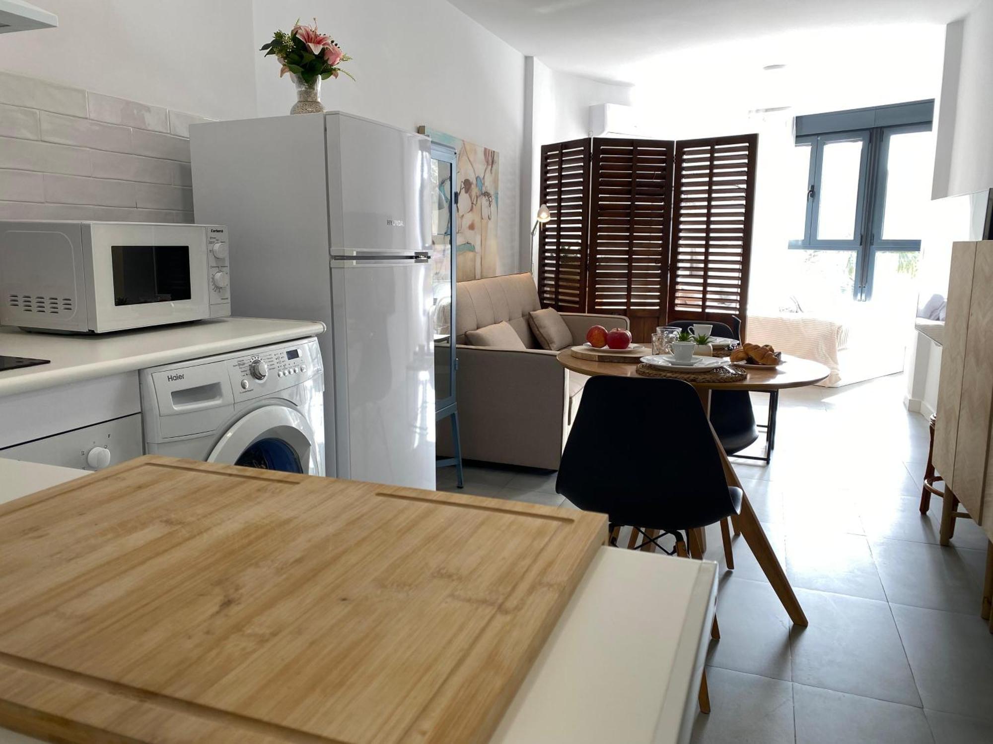 Apartamento Loft primera línea playa, Cabo de Gata, Wifi Retamar  Exterior foto