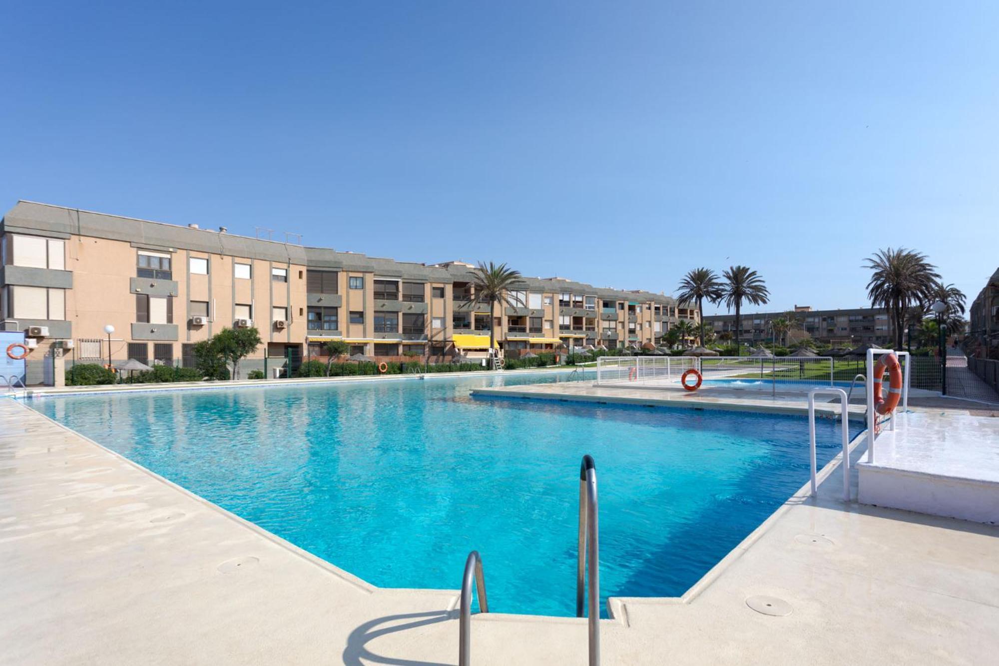 Apartamento Loft primera línea playa, Cabo de Gata, Wifi Retamar  Exterior foto